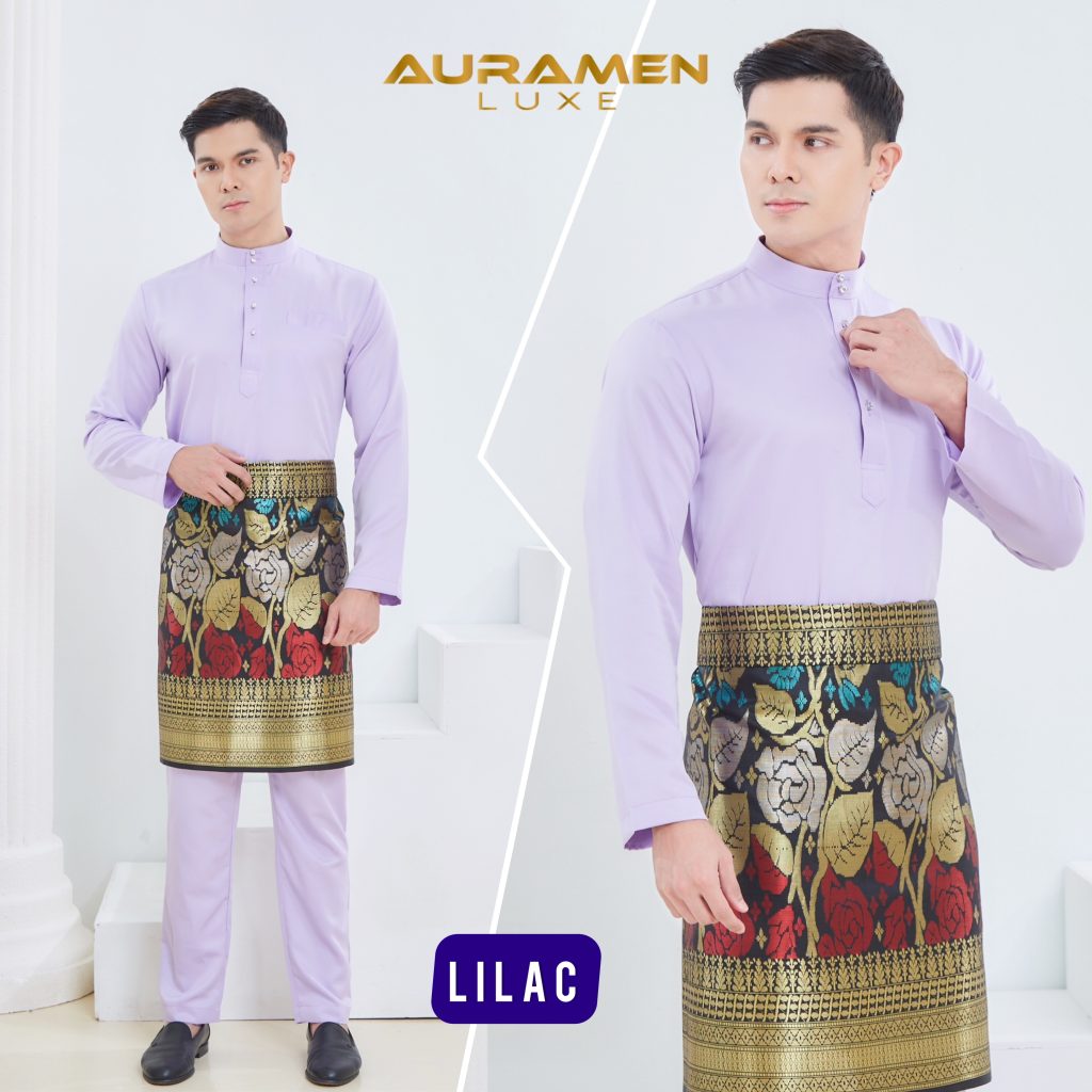 Baju Melayu AuraMenLuxe  LILAC