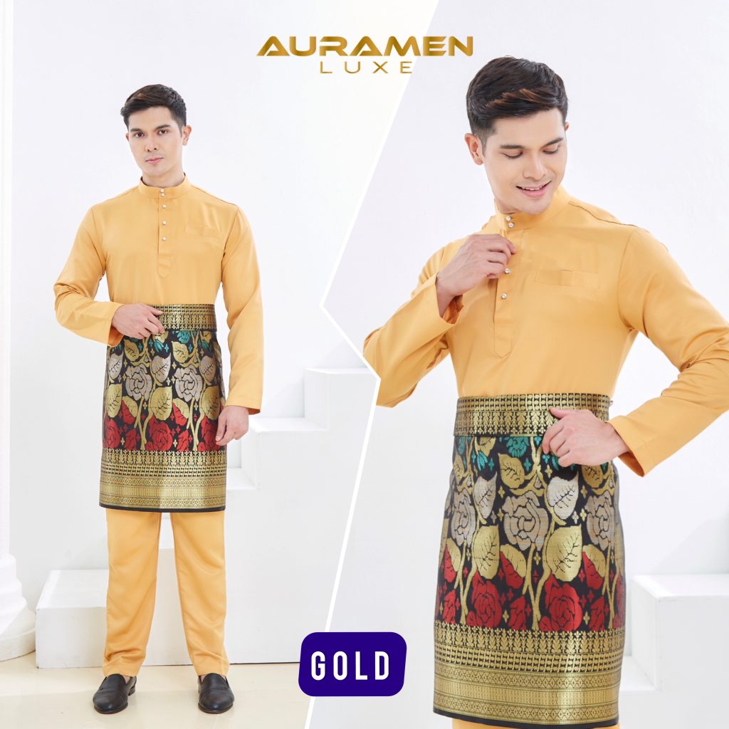 Baju Melayu AuraMenLuxe GOLD