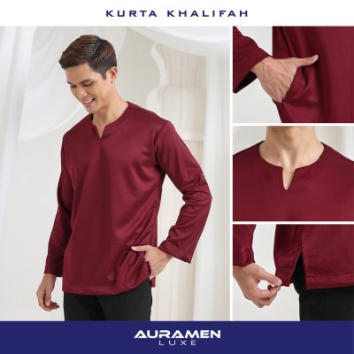 KURTA KHALIFAH MAROON